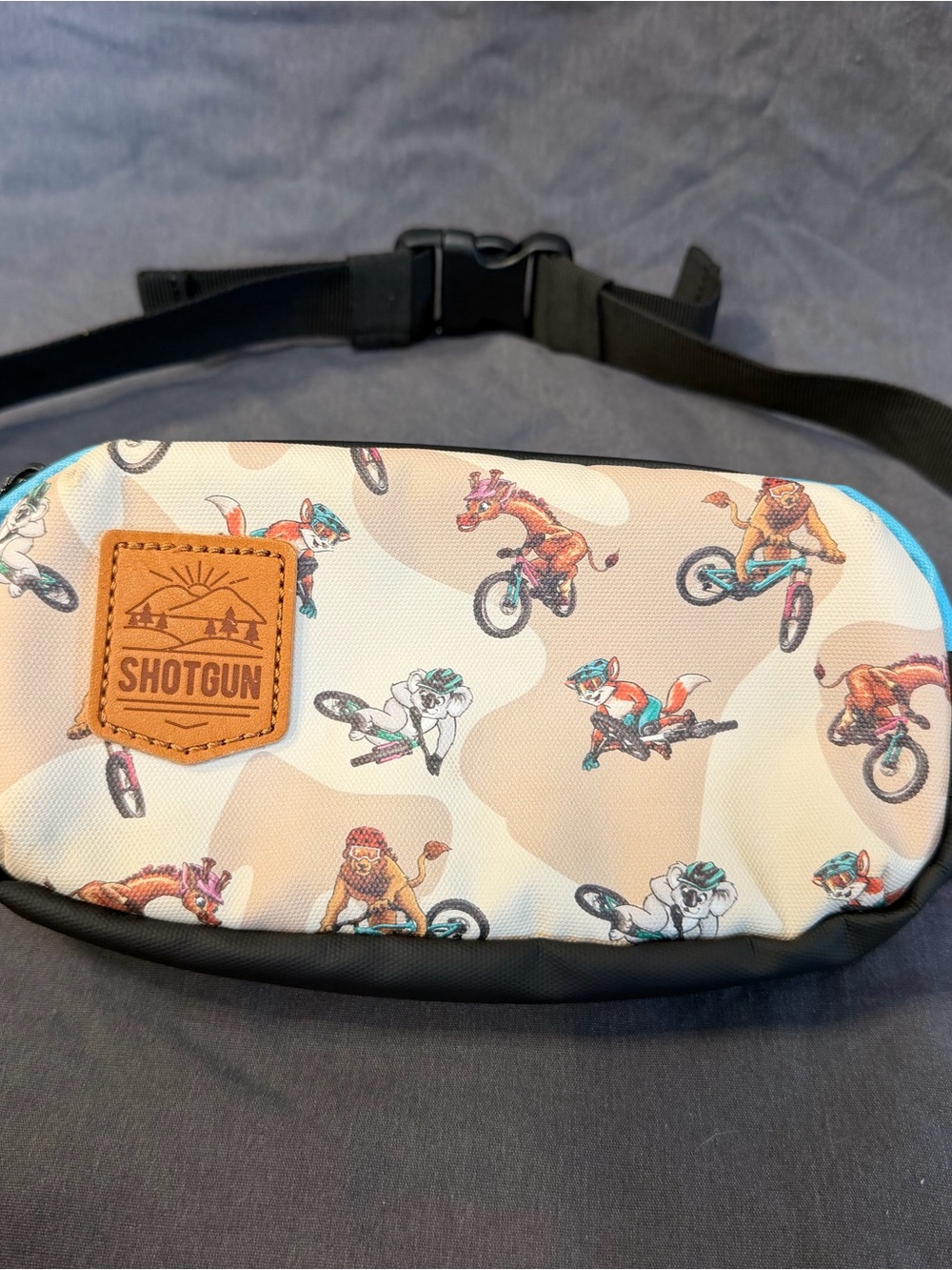 Shotgun Shred Till Bed MTB Mountain Bike Fanny Pack Waist Bag